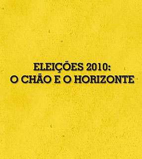 Capa da cartilha Eleições 2010: o chão e o horizonte, que oferece orientações para os católicos acerca da importância do voto consciente