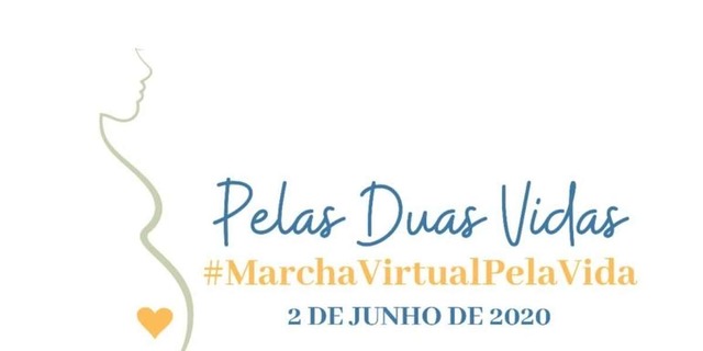 Logo Marcha virtual pelas duas vidas. Foto: Divulgação