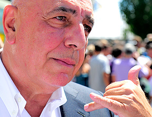 Adriano Galliani não quer falar sobre Kaká tão perto
de partida contra o Real Madrid (Foto: AFP)