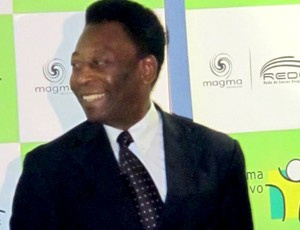 Pelé não cobra menos de R$ 1,7 mi para divulgar
produto (Foto:Leandro Canônico/Globoesporte.com)