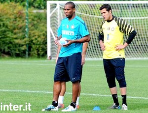 Maicon e Julio César são, junto com Daniel Alves,
os brasileiros indicados (Foto: Divulgação Inter.it)
