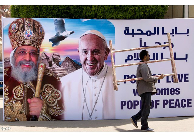 Outdoor anuncia visita do Papa ao Egito - AP