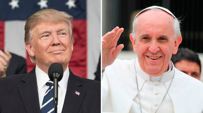 Donald Trump e Papa Francisco / Foto: White House - ACI Prensa