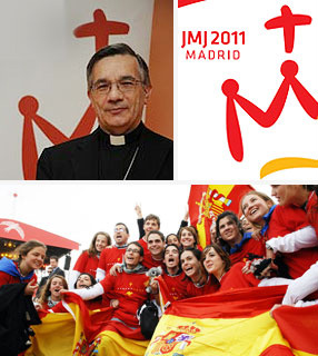 Coordenador geral da JMJ 2011 e bispo auxiliar de Madri, Dom César Franco é autor da música que deve marcar a história de mais de 2 milhões de jovens