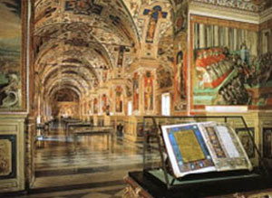 Biblioteca Vaticana abriga mais de 1,6 milhão de livros raros, manuscritos, moedas, primeiras edições e lacres de cera.