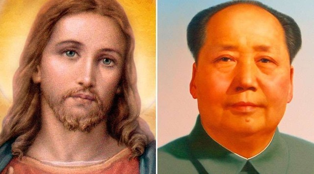 Governo chinês obriga cristãos a trocar fotos do Senhor Jesus por Mao Tse-Tung Governo chinês obriga cristãos a trocar fotos do Senhor Jesus por Mao Tse-Tung