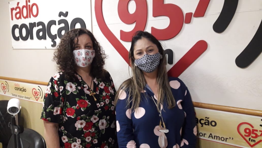 Ozair Sanabria e Sandra Mara Oliveira Caimar. Foto: Rádio Coração FM