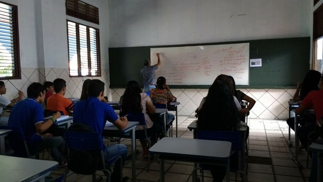 Sala de aula em Macapá (Foto: Arquivo/Fabiana Figueiredo/G1)