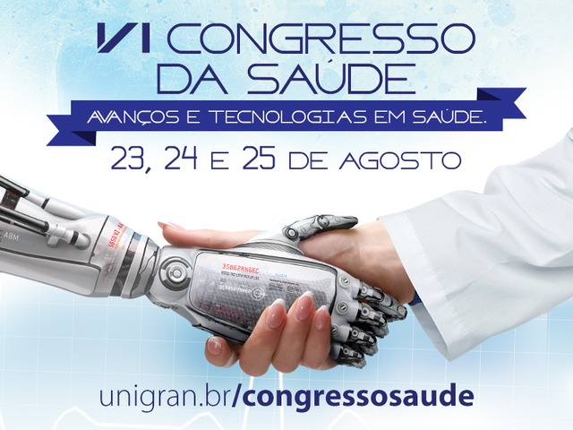 Sob a temática “Avanços e Tecnologias em Saúde”, o Congresso é um evento inter e transdisciplinar. 