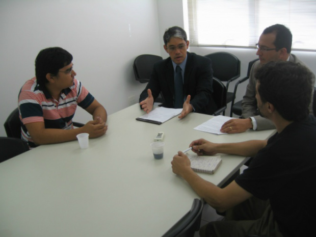 Promotor se reuniu com representantes do MPPL. Foto: Renan Nucci