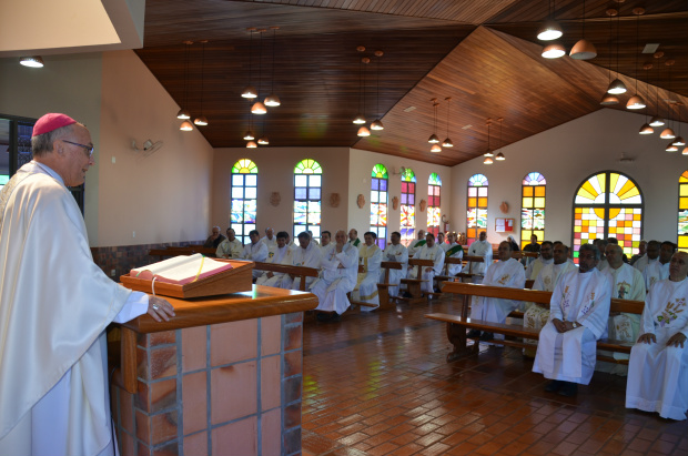 Missa no mosteiro homenageia Padres e Diáconos Missa no mosteiro homenageia Padres e Diáconos