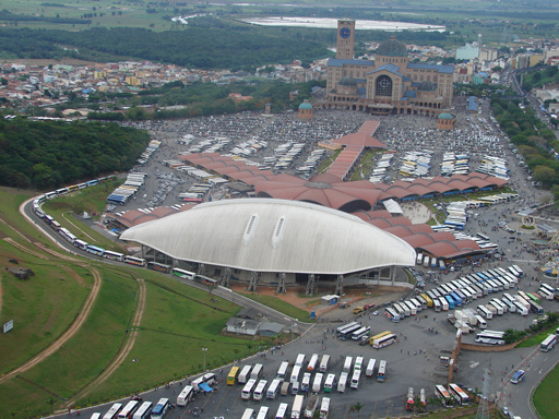 Santuário de Aparecida comemora número recorde de 10 milhões de visitantes. Fotos: Santuário de Aparecida
