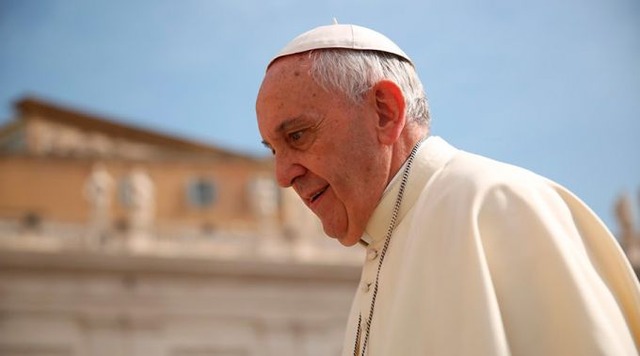 Papa Francisco no Vaticano. Foto: Daniel Ibáñez / ACI Prensa