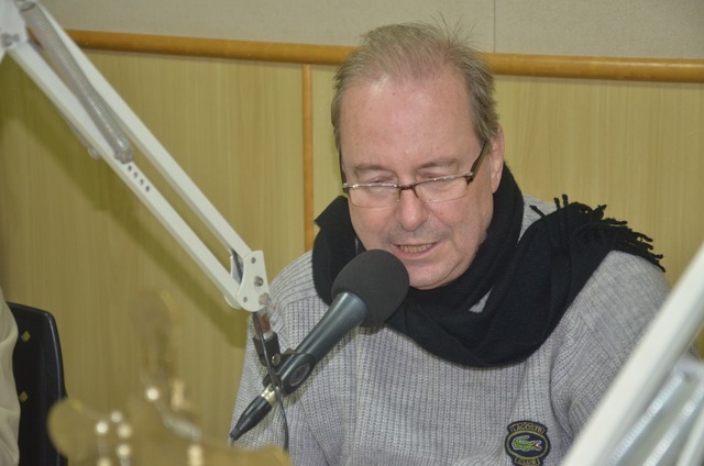 Vlademir Marangoni Filho, empossados no dia 1º de julho como Governador do Distrito 4470 para o ano rotário 2017-201 na Rádio Coração em Itaporã.