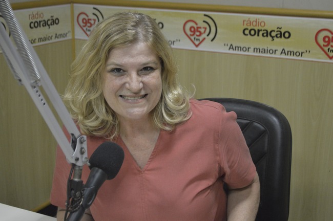 Regina Rosa Curioni. Foto: Rádio Coração FM