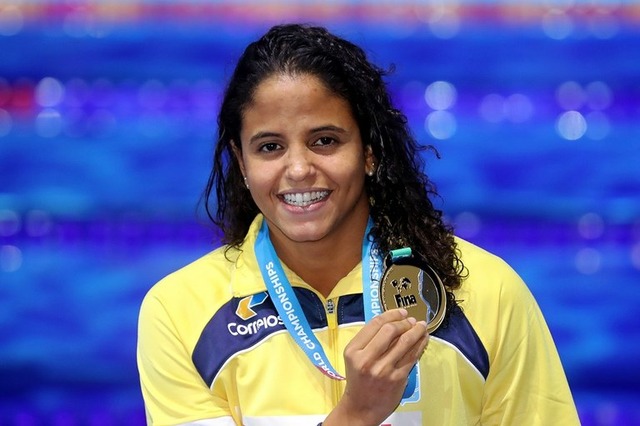 Etiene Medeiros é medalha de ouro no Mundial de Esportes Aquáticos