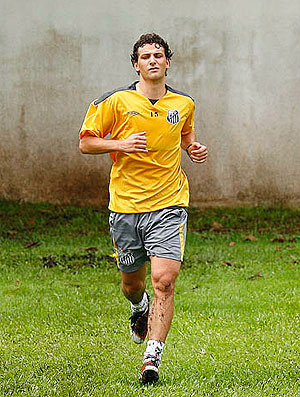 Elano ainda não pôde ser inscrito no Paulistão
(Foto: Divulgação / Site Oficial do Santos)