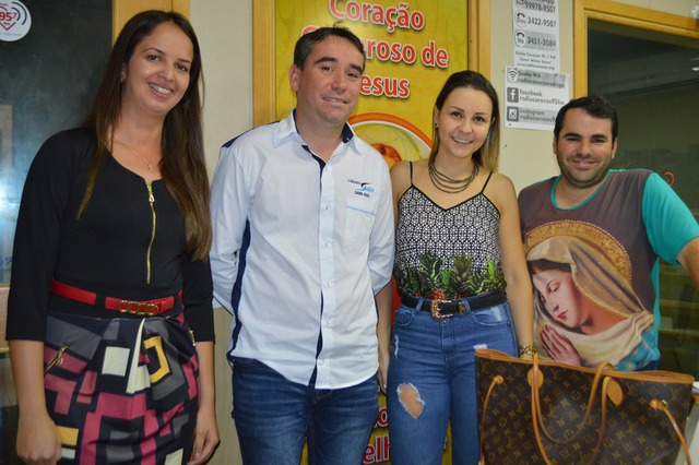 Empresários visitam Rádio Coração FM