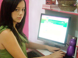 Letice Uchoa disse que entrou na página de outro
estudante no site do SiSU (Foto: Arquivo pessoal)