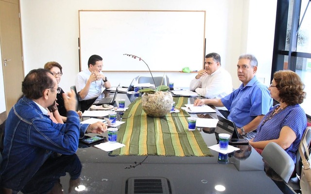 Membros da Comissão de Bioética em reunião no início de 2020 | Foto: Assessoria de Comunicação/CNBB
 