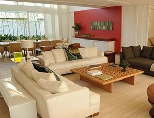 Um dos ambientes da casa de Ronaldinho
(Foto: reprodução da internet)