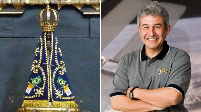 Nossa Senhora Aparecida - Marcos Pontes / Fotos: Wikimedia (Domínio público)