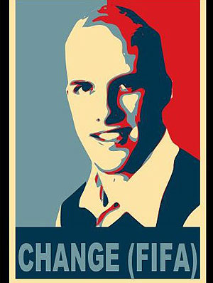 Grant Wahl ganha versão 'Barack Obama' em
campanha na internet (Foto: Arquivo pessoal)