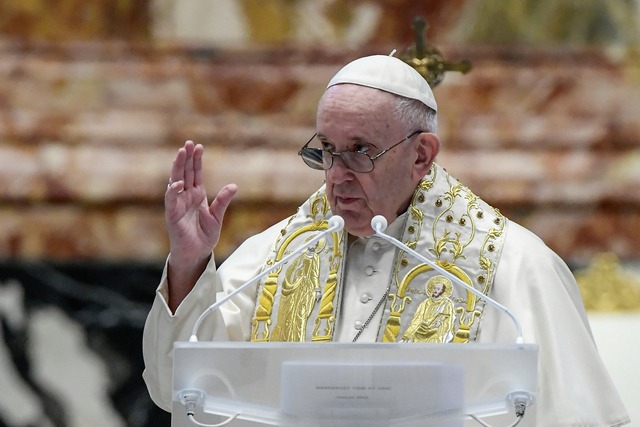 Papa Francisco durante a bênção Urbi et Orbi / Foto: Captura Vatican Media