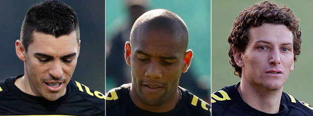 Lúcio, Maicon e Elano retornam à Seleção (Foto: Editoria de Arte/GLOBOESPORTE.COM)