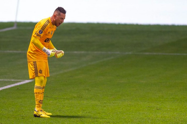 Diego Alves pegou três pênaltis na disputa da Supercopa do Brasil. - Marcelo Cortes / Flamengo
