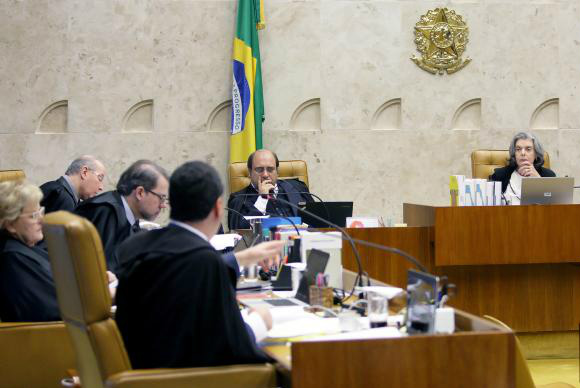 O STF julgou hoje denúncia da PGR que torna réu o senador Renan CalheirosFelipe Sampaio/SCO/STF