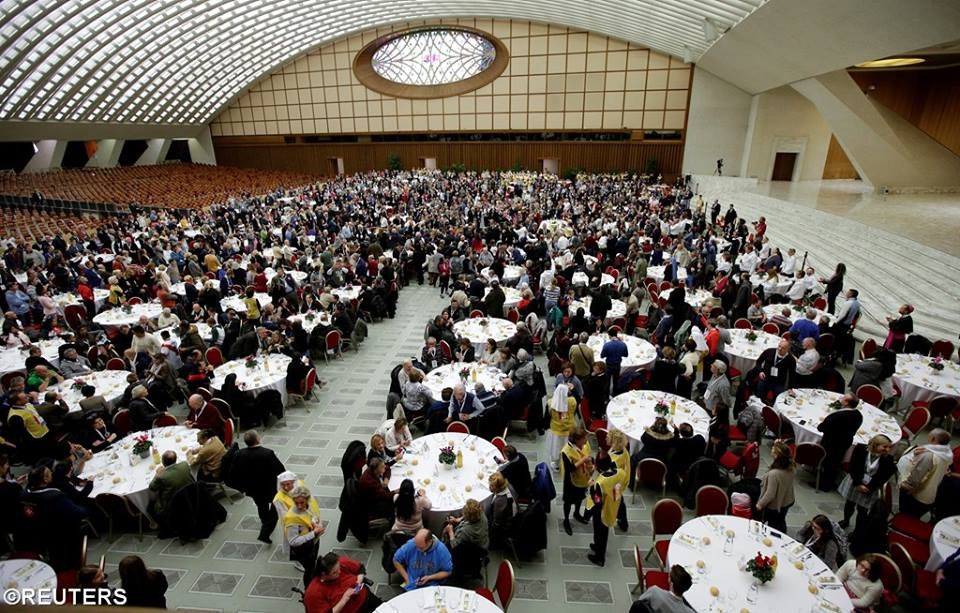 Papa Francisco: almoço comunitário e homilia na Jornada Mundial dos Pobres