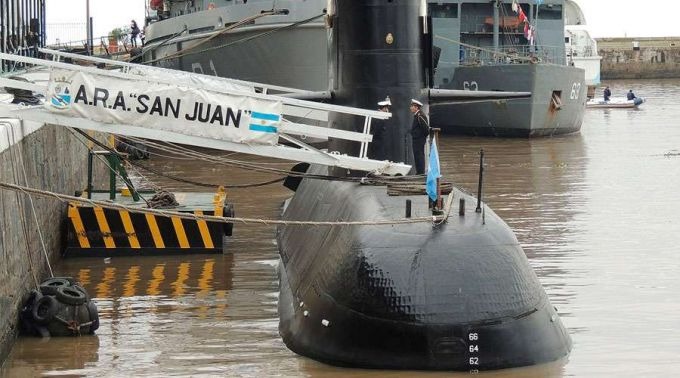 ARA San Juan na Base Naval de Buenos Aires. Foto: Juan Kulichevsky (CC BY-SA 2.0)