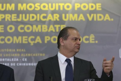 O ministro da Saúde, Ricardo Barros, apresenta campanha de combate ao mosquito Aedes aegypti no verão Valter Campanato/Agência Brasil