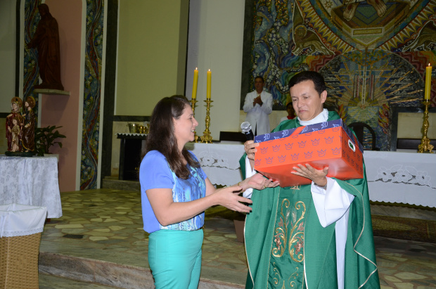 Padre Crispim - missa da família no dia do seu aniversário