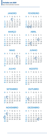 Dez feriados poderão ser emendados com sábados e domingos.  (Arte/Agência Brasil)