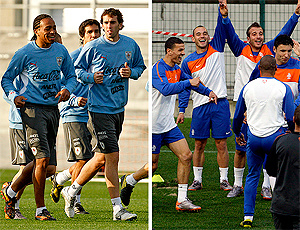Uruguai e Holanda disputam uma vaga da
final da Copa de 2010 (Foto: agência AP)