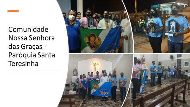 Figura 3: Missa de Acolhimento da Imagem de Santa Dulce na Comunidade Nossa Senhora das Graças da Paróquia Santa Teresinha