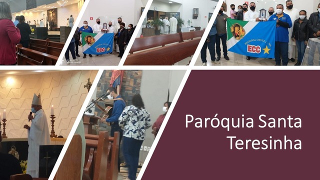 Figura 4: Missa de Acolhimento da Imagem de Santa Dulce na Paróquia Santa Teresinha