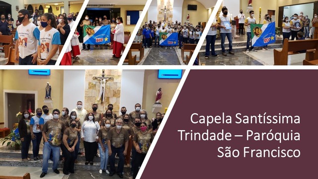 Figura 6: Missa de Acolhimento da Imagem de Santa Dulce na Comunidade Santíssima Trindade da Paróquia São Francisco