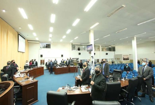 Vereadores de Dourados aprovaram os cinco projetos de lei presentes na pauta de votação da sessão desta segunda-feira - Crédito: Valdenir Rodrigues