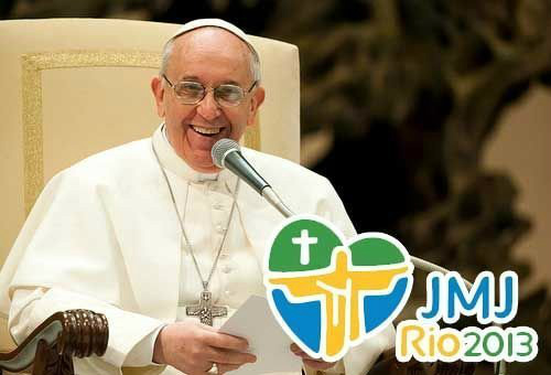 Os Brasileliros “roubaram” meu coração, disse o Papa Francisco