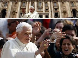 Bento XVI encontrou-se com os fiéis reunidos na Praça de São Pedro para explicar detalhadamente o significado do Tríduo Pascal