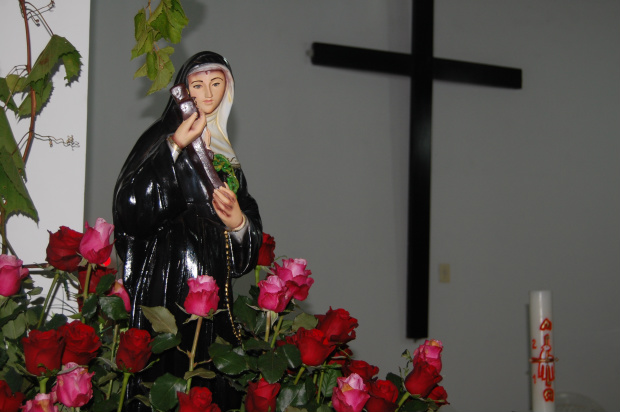 Missa alusiva a padroeira Santa Rita de Cássia