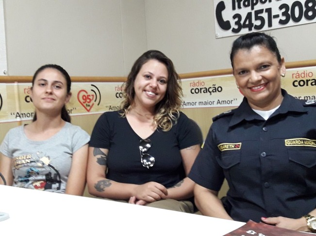 Luciana, Camila e Margareth. Foto: Gabriel Fernandes/RC