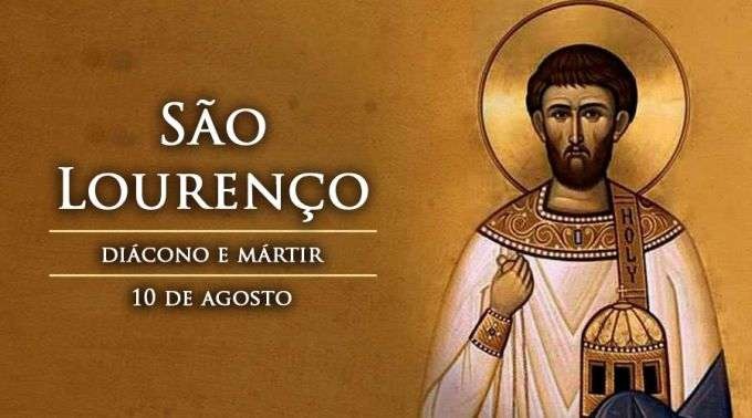 Hoje é celebrado São Lourenço, diácono mártir que morreu queimado na fogueira