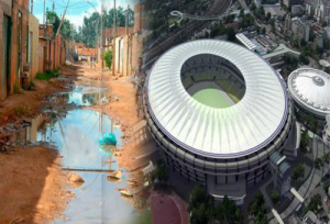 ONG Espanhola denuncia a pobreza e as desigualdades sociais do “país do futebol”