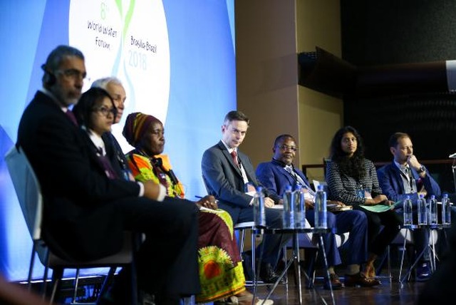 Sessão especial discute Pobreza Urbana e Água durante o 8º Fórum Mundial da Água, no Centro de Convenções Ulysses GuimarãesMarcelo Camargo/Agência Brasil