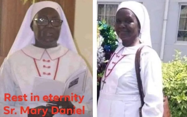 Irmã Mary Daniel Abud e irmã Regina Rouba. Crédito: Foto cortesia