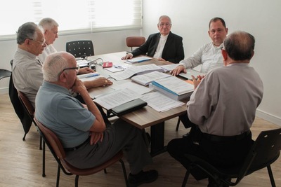 Comissão de revisão do Estatuto da CNBB. Foto: Assessoria de Imprensa CNBB/Matheus de Souza